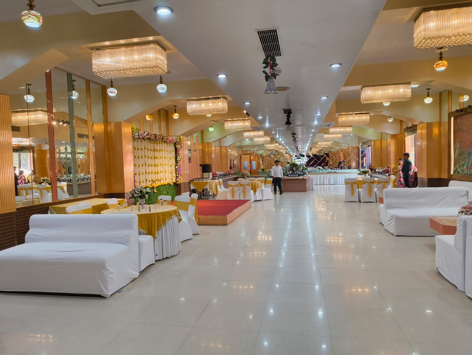 Party venue at Hotel Maiden Residency