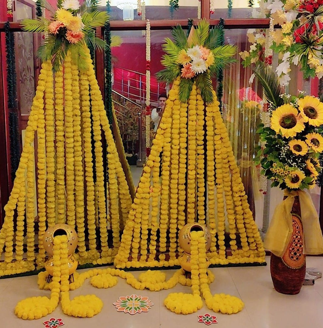 Haldi Celebration at Hotel Maiden Residency