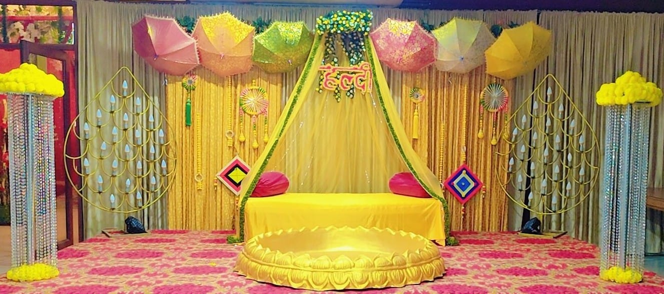 Haldi Ceremony at Hotel Maiden Residency