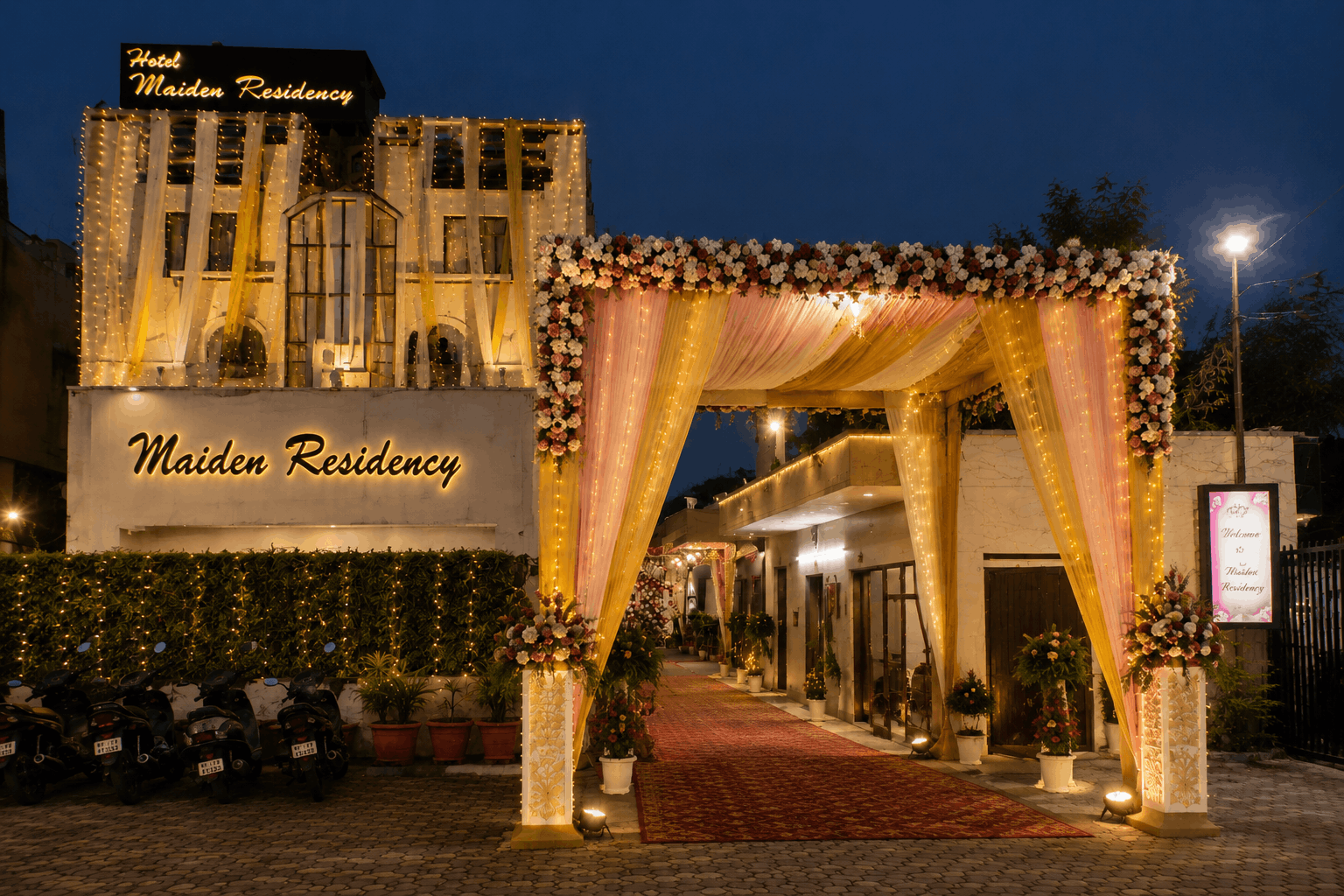 Banquet hall entrance in Ghaziabad
