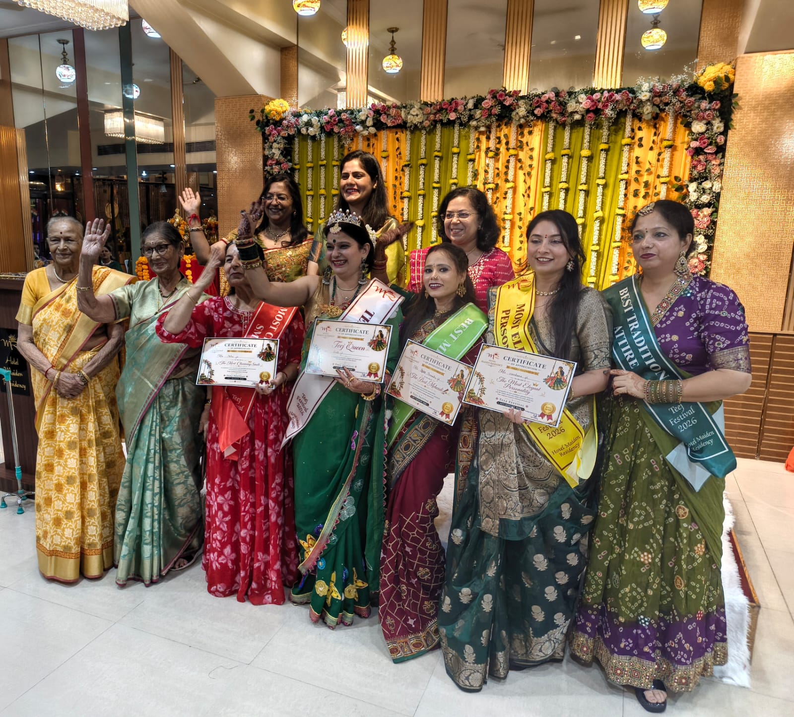 Teej event at Hotel Maiden Residency