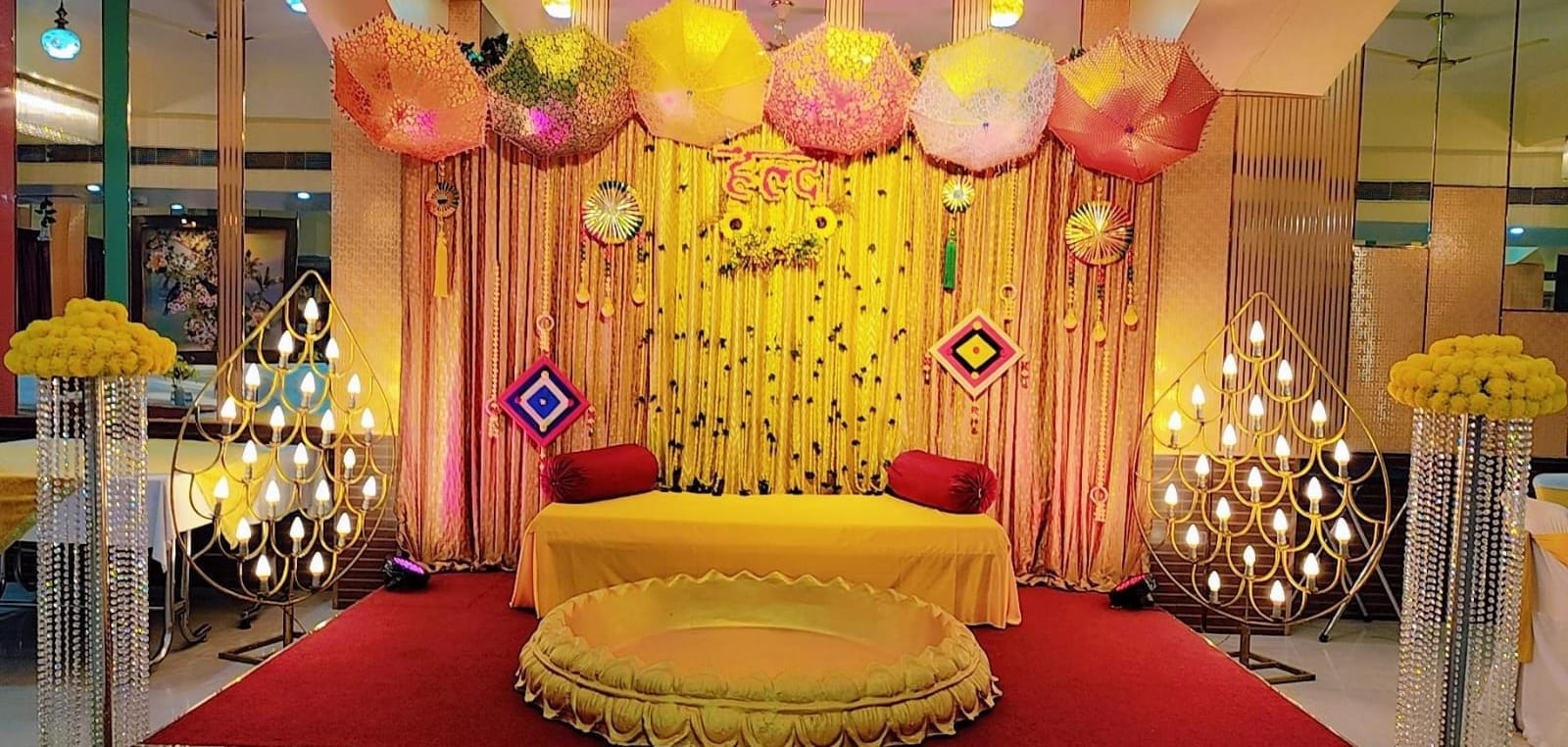 Haldi Event Setup