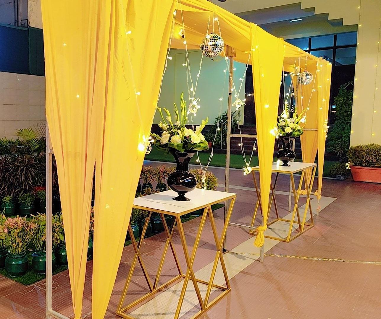 Haldi Decoration at HMR